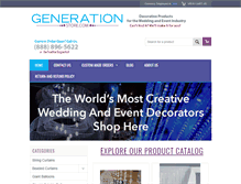 Tablet Screenshot of generationstore.com